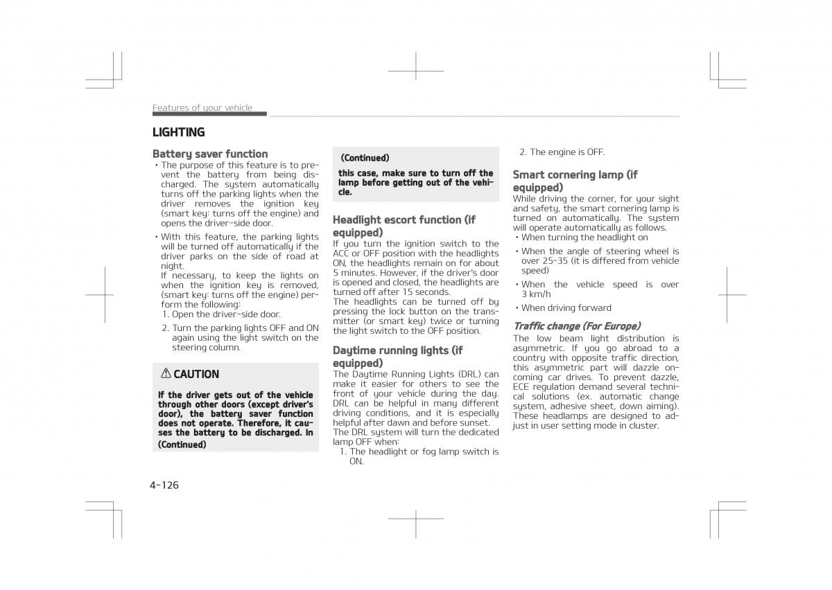 Kia Optima IV 4 owners manual / page 216