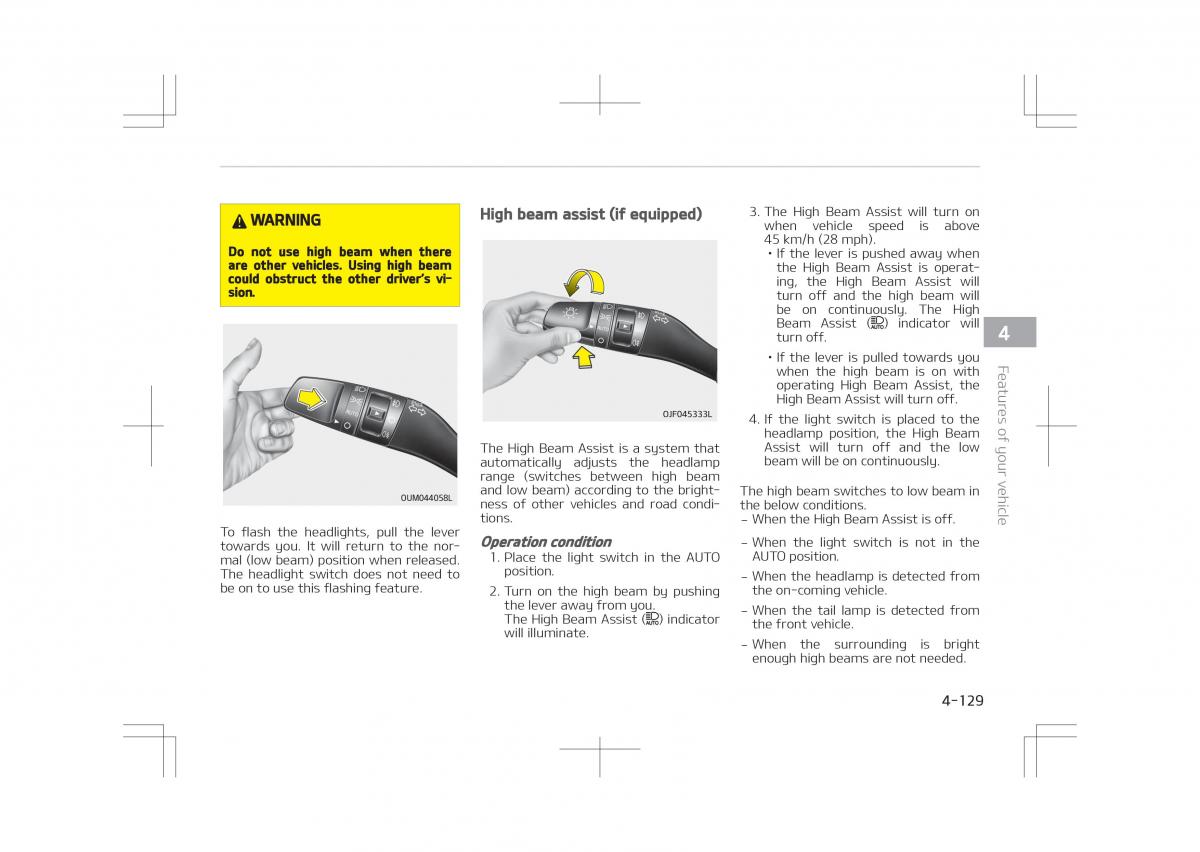 Kia Optima IV 4 owners manual / page 219