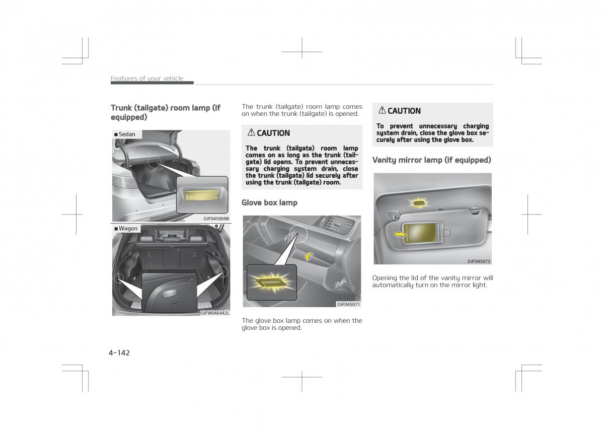 Kia Optima IV 4 owners manual / page 232