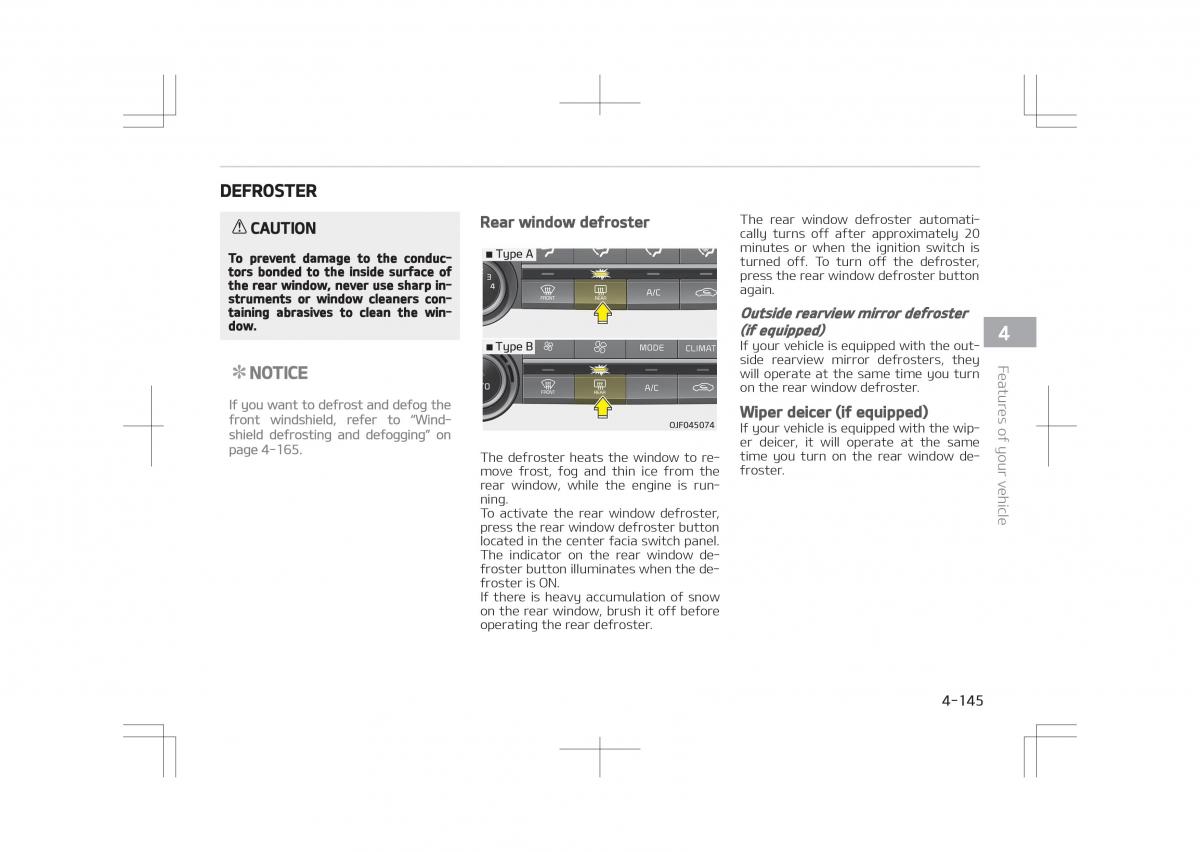 Kia Optima IV 4 owners manual / page 235