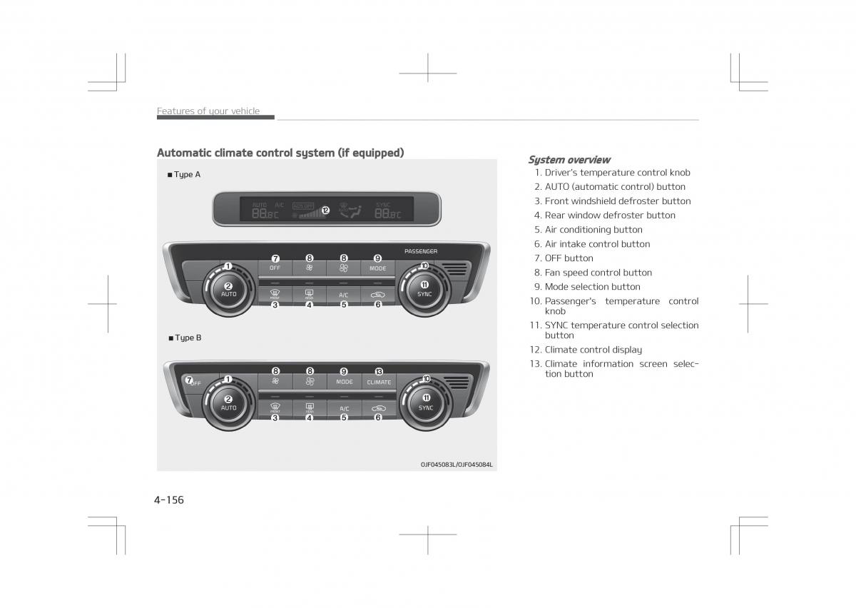 Kia Optima IV 4 owners manual / page 246