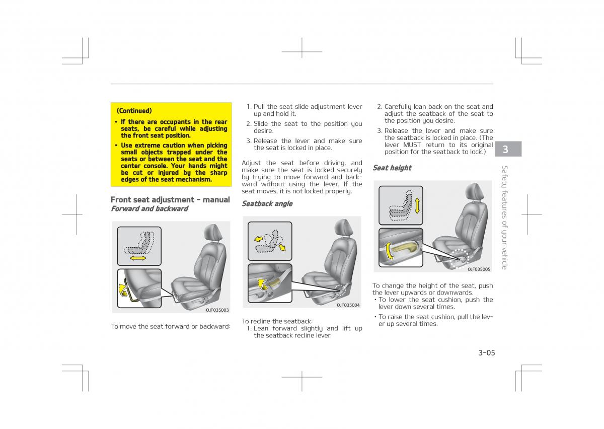 Kia Optima IV 4 owners manual / page 25