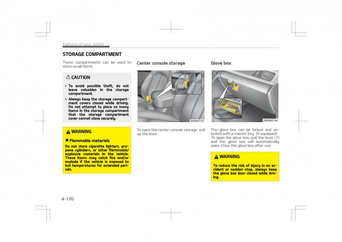 Kia Optima IV 4 owners manual / page 260