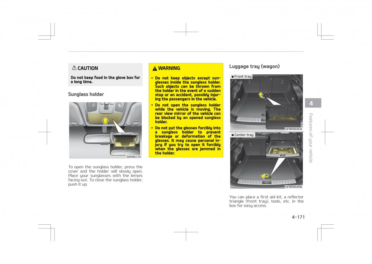 Kia Optima IV 4 owners manual / page 261