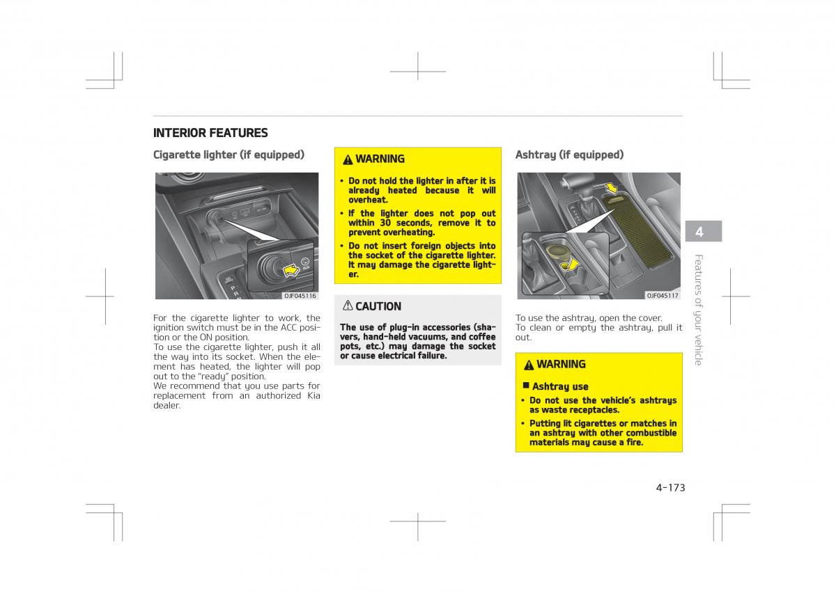 Kia Optima IV 4 owners manual / page 263