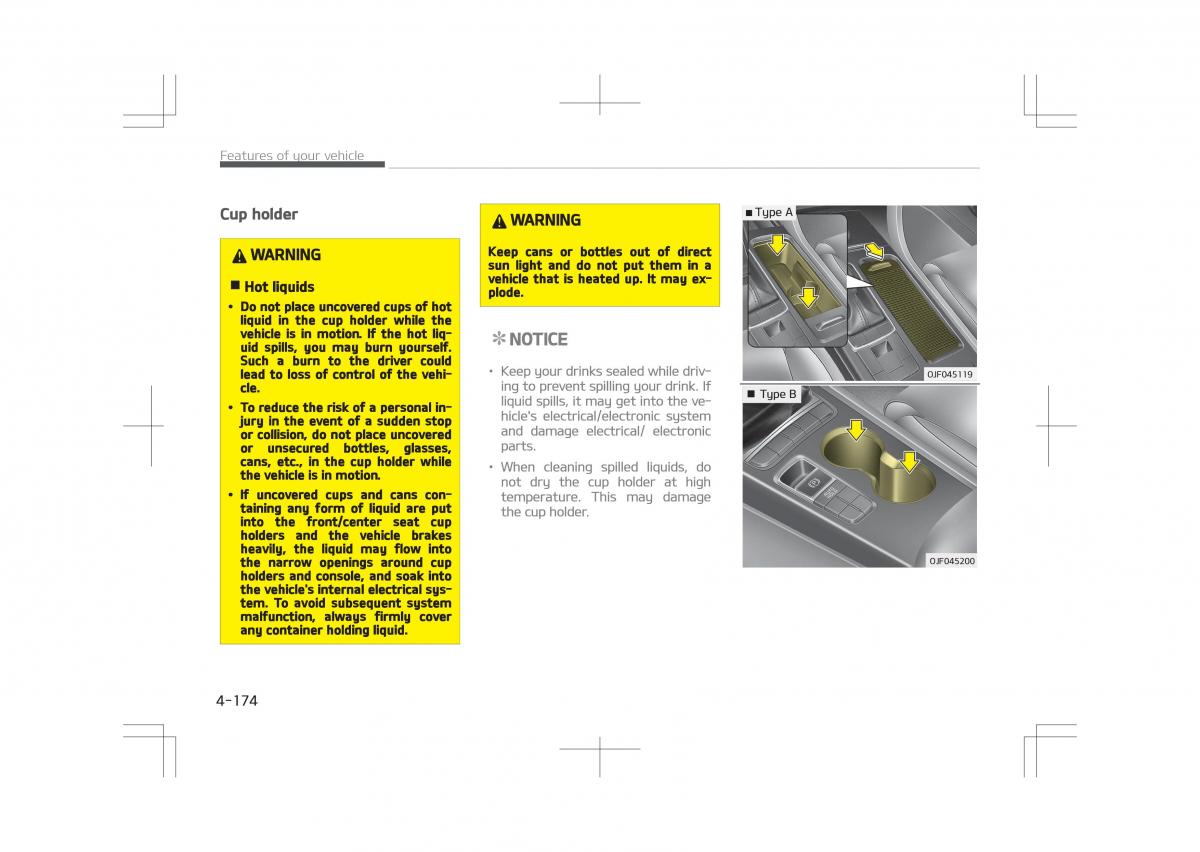 Kia Optima IV 4 owners manual / page 264