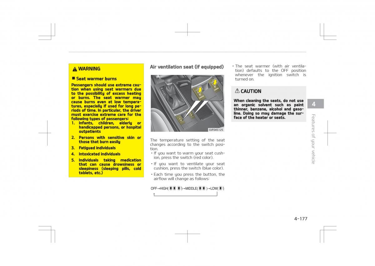 Kia Optima IV 4 owners manual / page 267