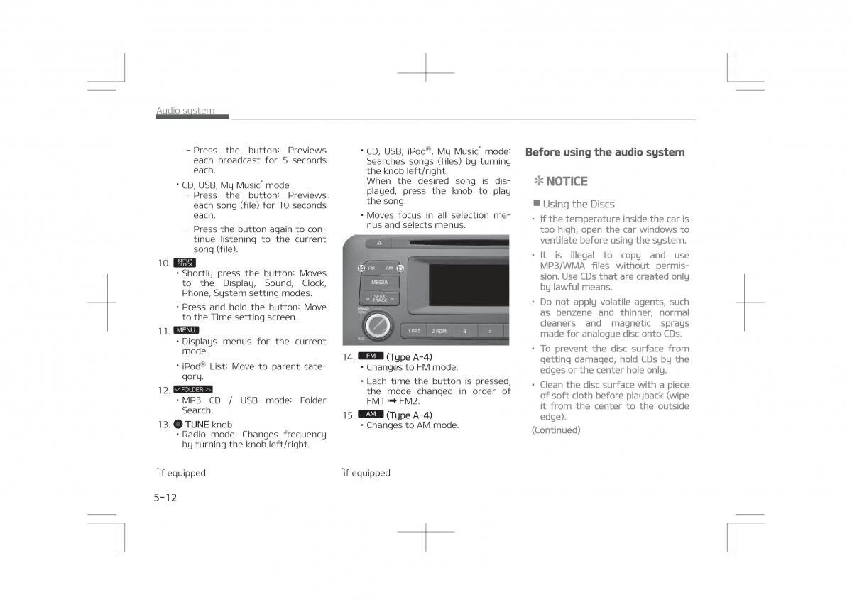 Kia Optima IV 4 owners manual / page 292