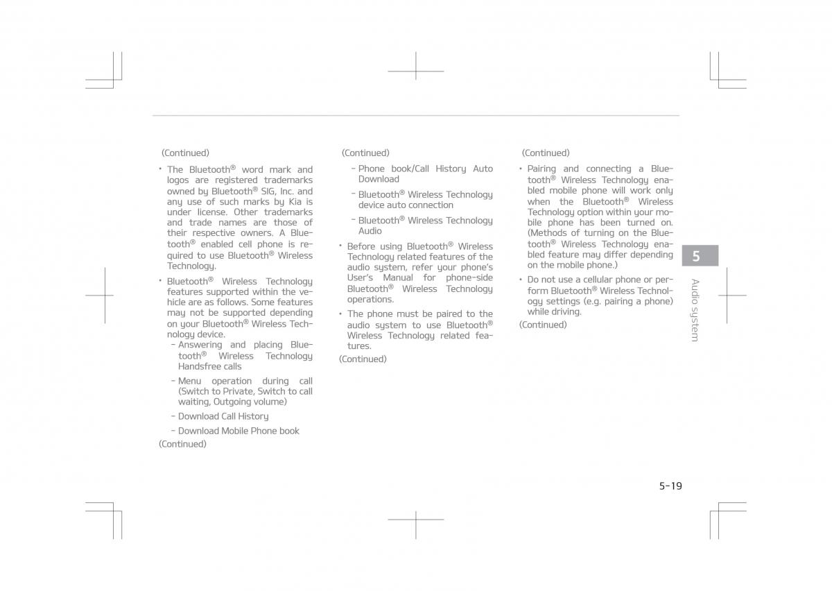 Kia Optima IV 4 owners manual / page 299