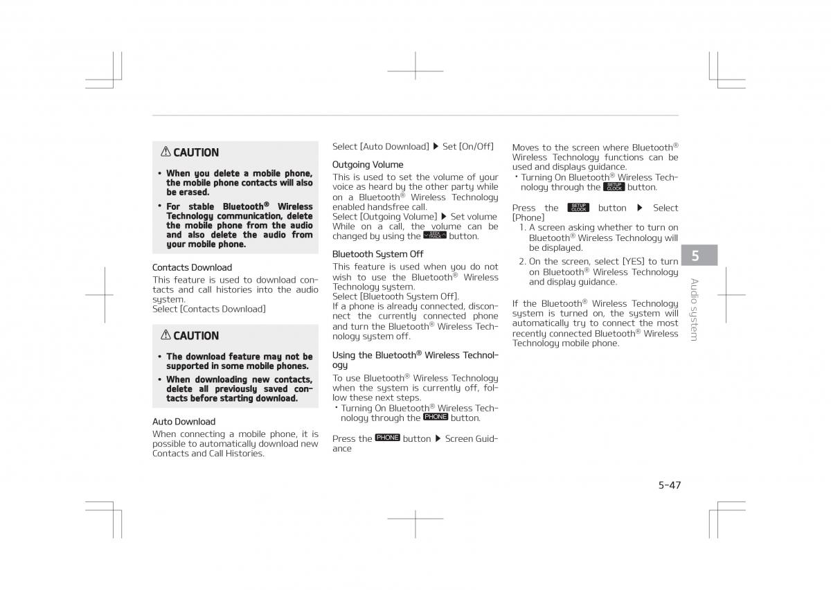 Kia Optima IV 4 owners manual / page 327