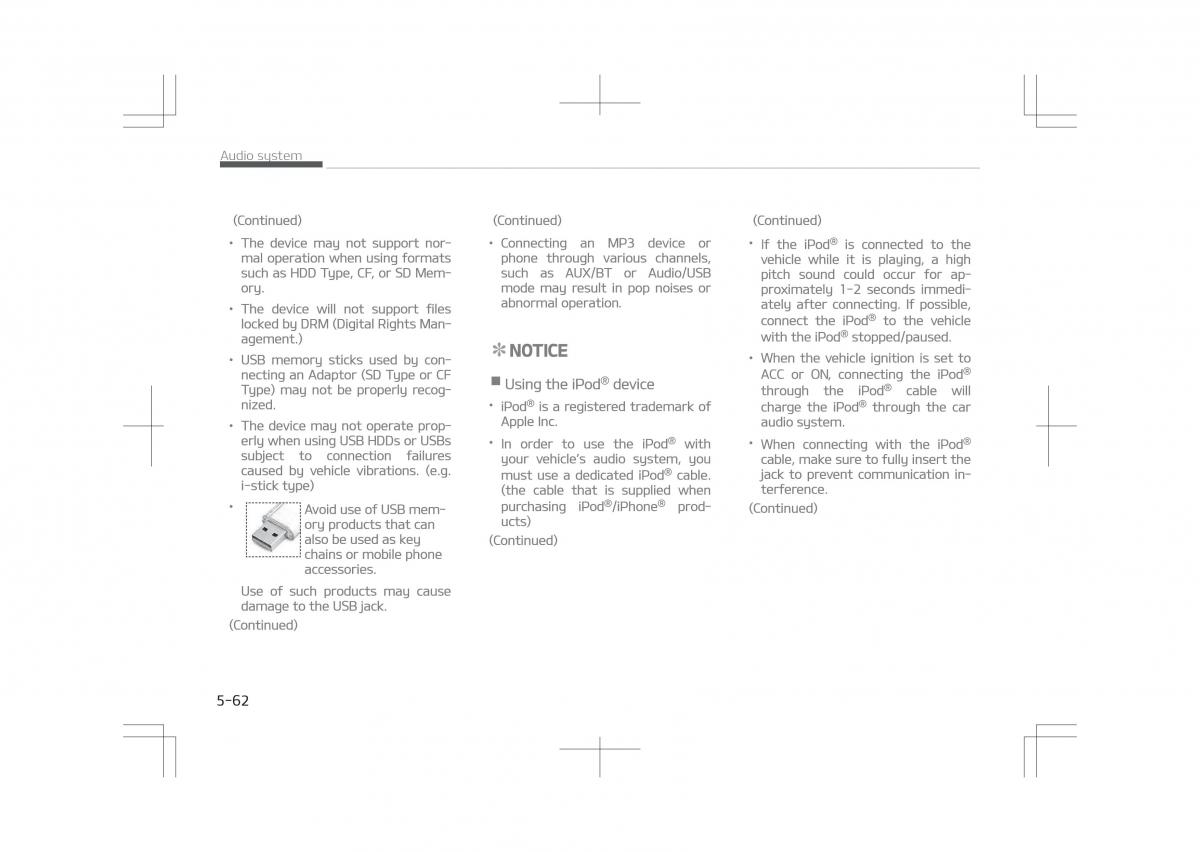 Kia Optima IV 4 owners manual / page 342