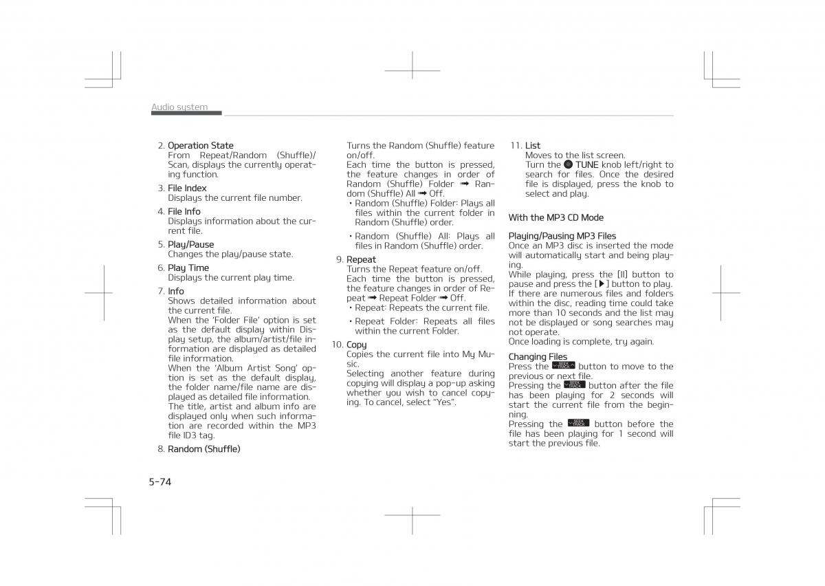 Kia Optima IV 4 owners manual / page 354