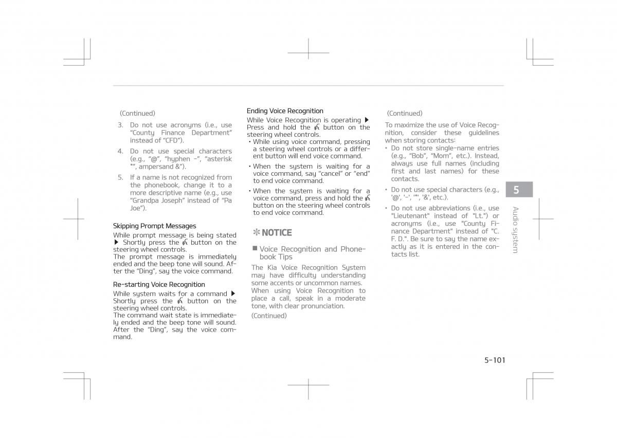 Kia Optima IV 4 owners manual / page 381