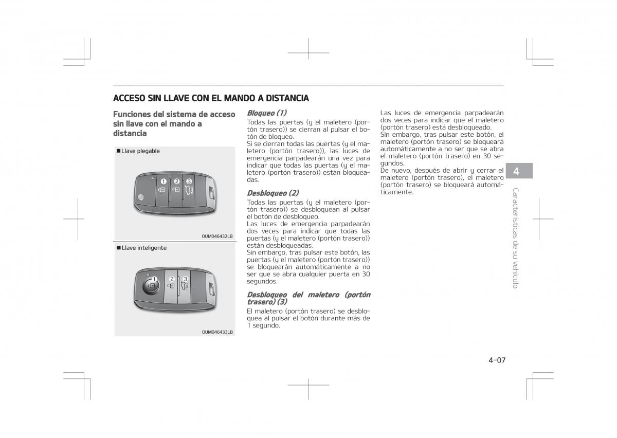 Kia Optima IV 4 manual del propietario / page 103