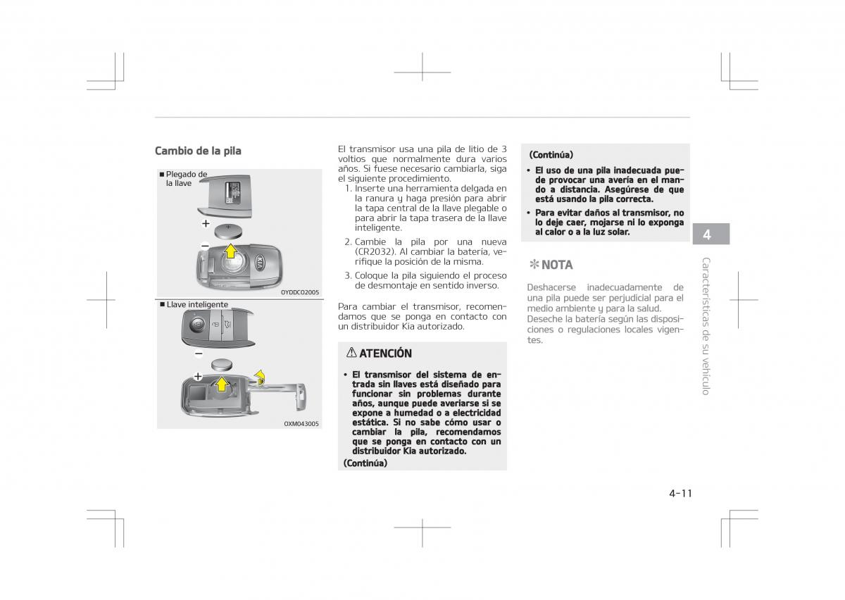 Kia Optima IV 4 manual del propietario / page 107