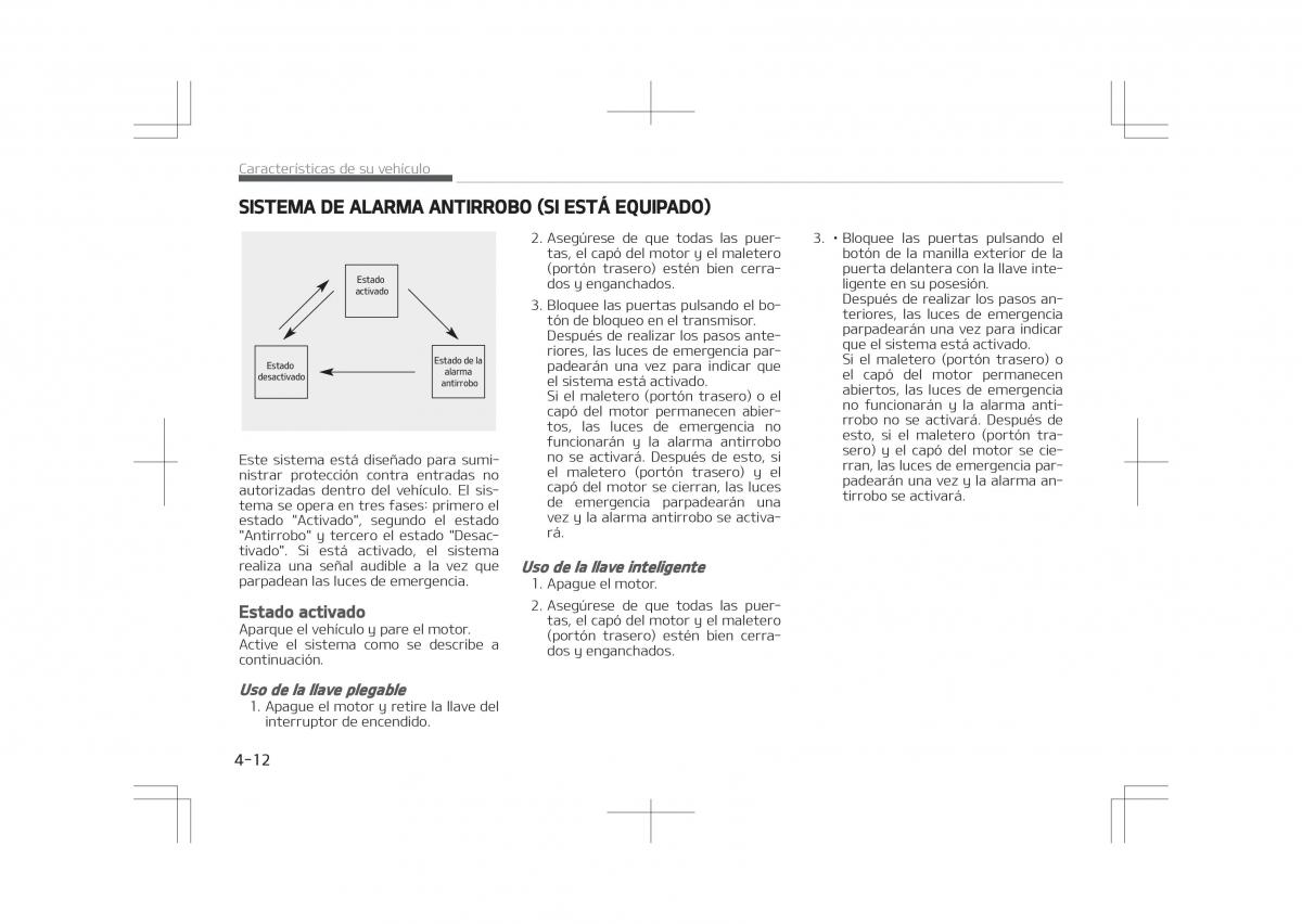 Kia Optima IV 4 manual del propietario / page 108