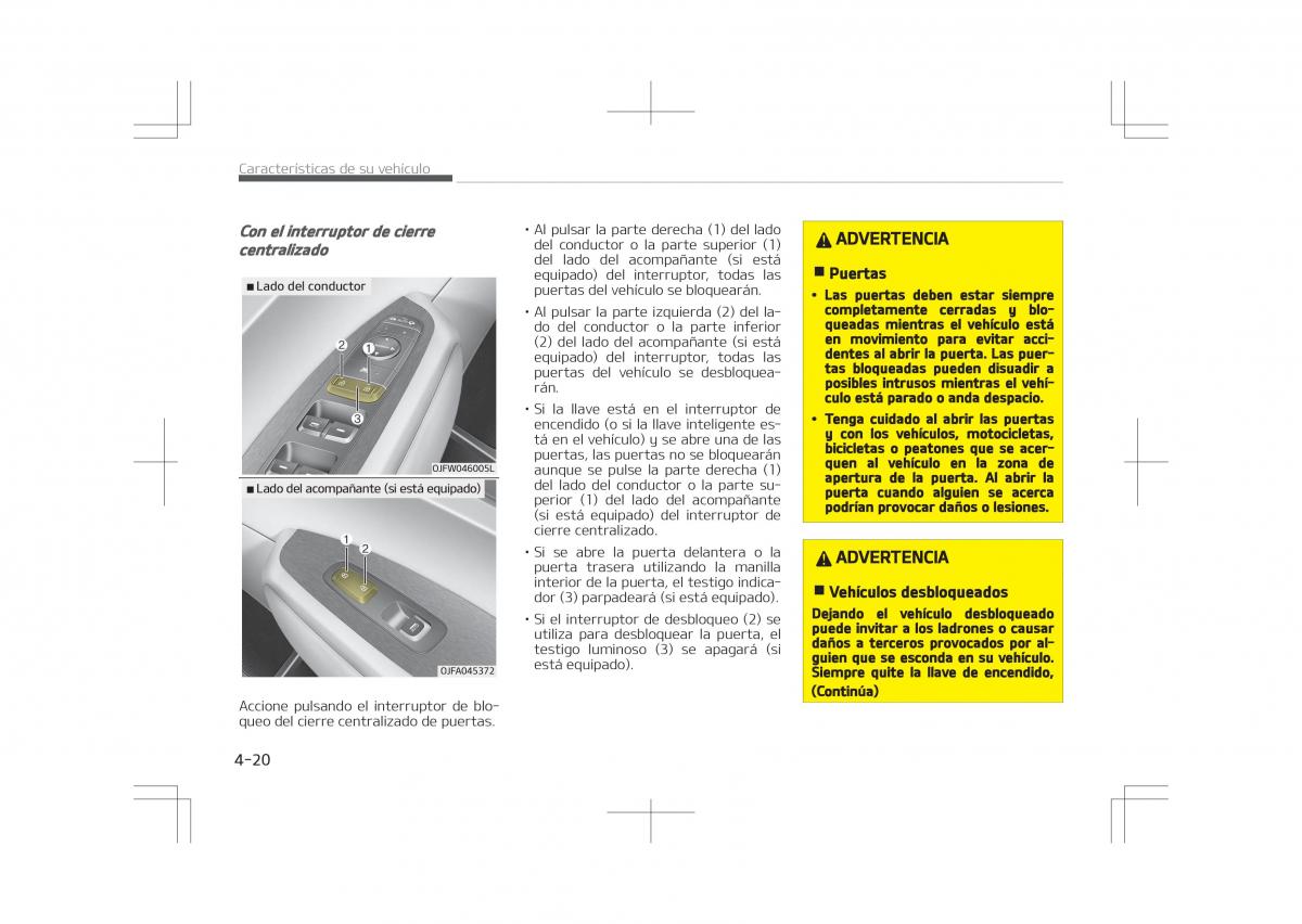 Kia Optima IV 4 manual del propietario / page 116