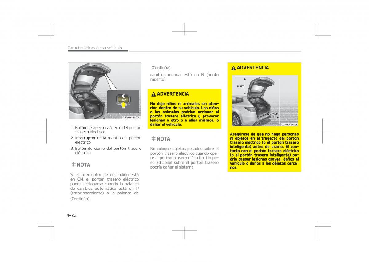 Kia Optima IV 4 manual del propietario / page 128