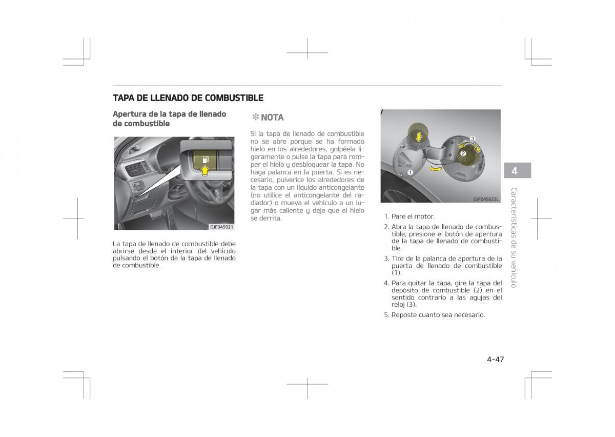 Kia Optima IV 4 manual del propietario / page 143