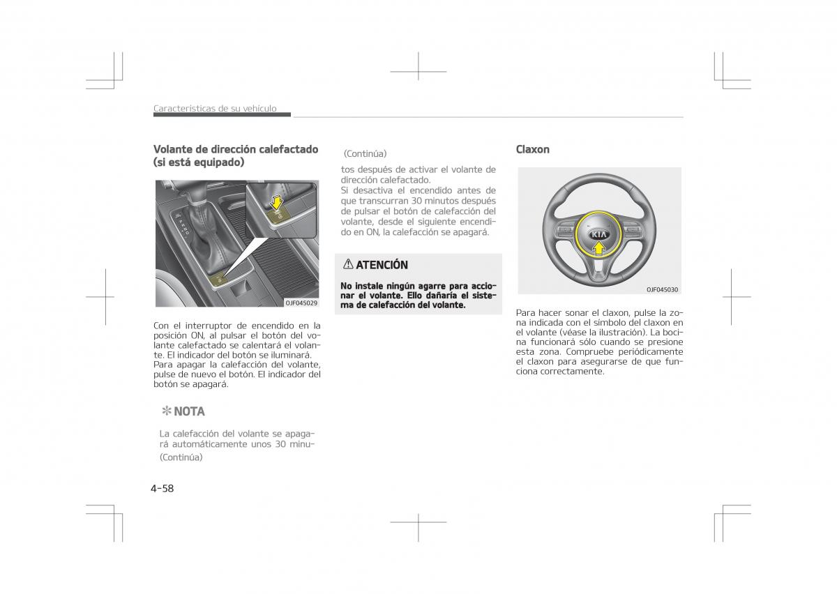 Kia Optima IV 4 manual del propietario / page 154