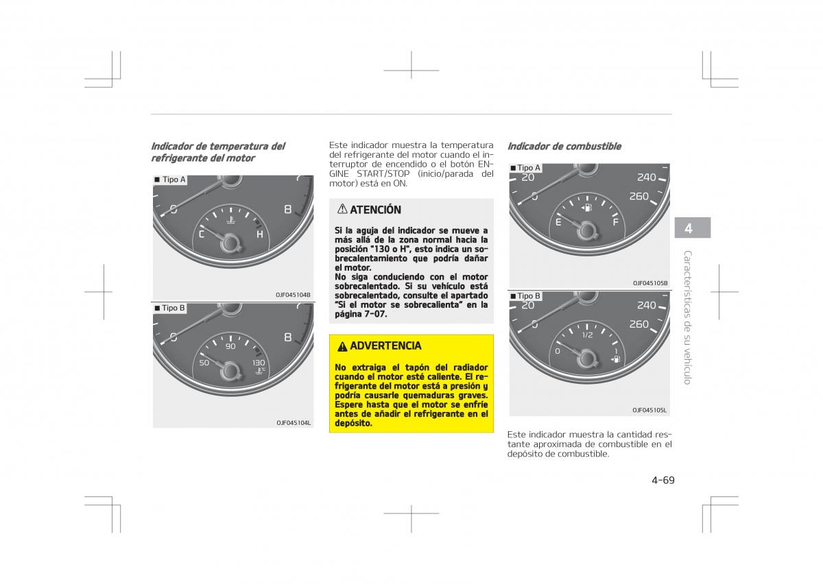 Kia Optima IV 4 manual del propietario / page 165