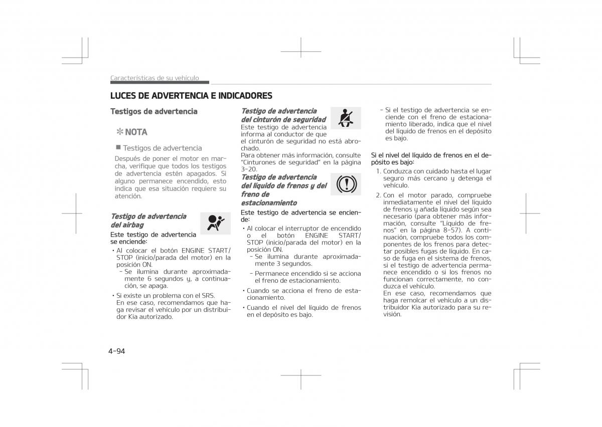 Kia Optima IV 4 manual del propietario / page 190