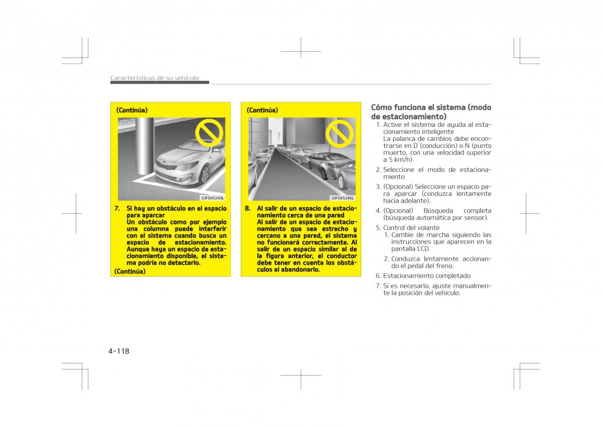 Kia Optima IV 4 manual del propietario / page 214