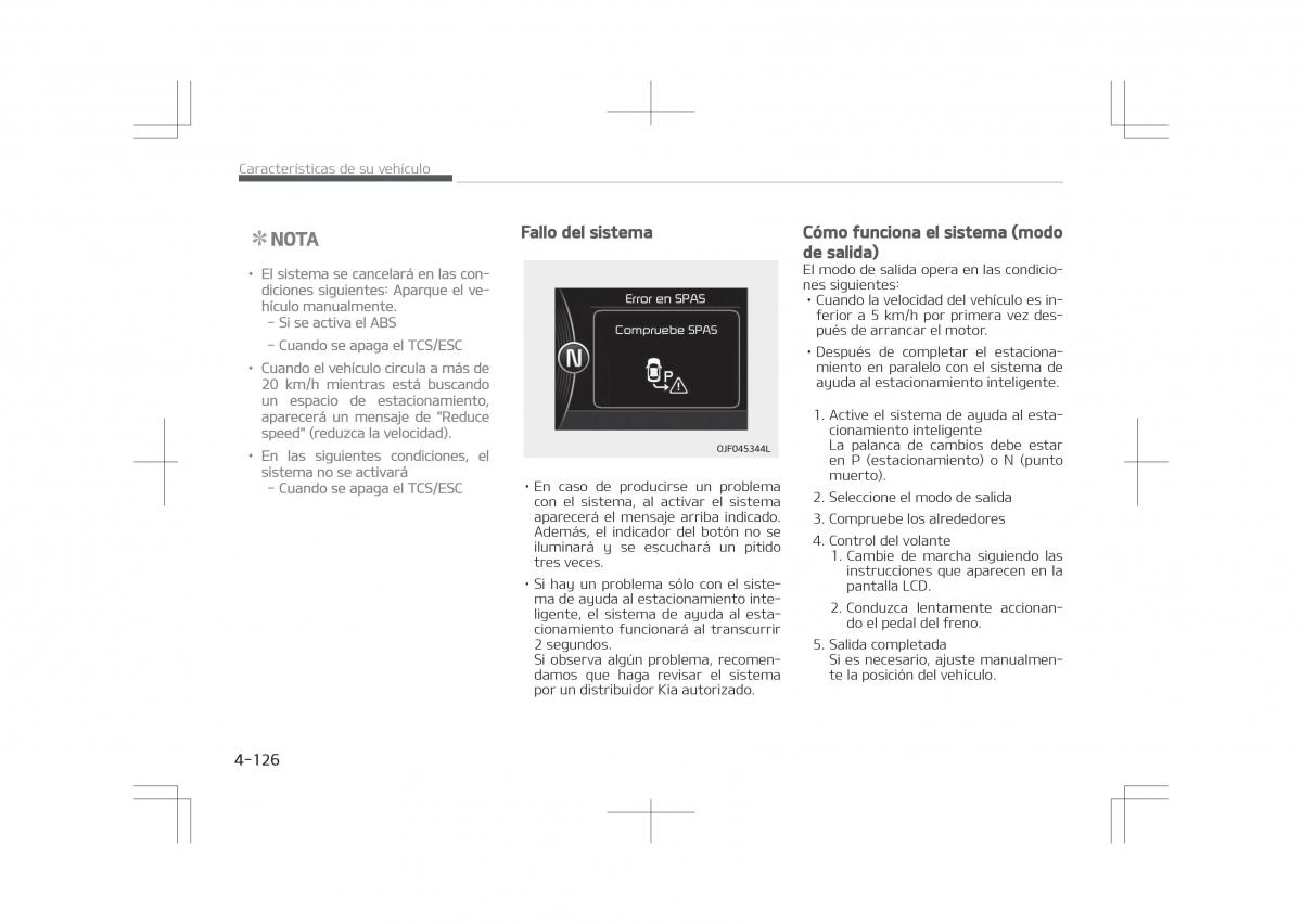 Kia Optima IV 4 manual del propietario / page 222