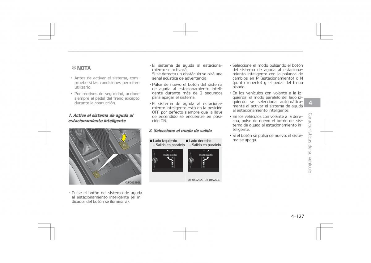 Kia Optima IV 4 manual del propietario / page 223