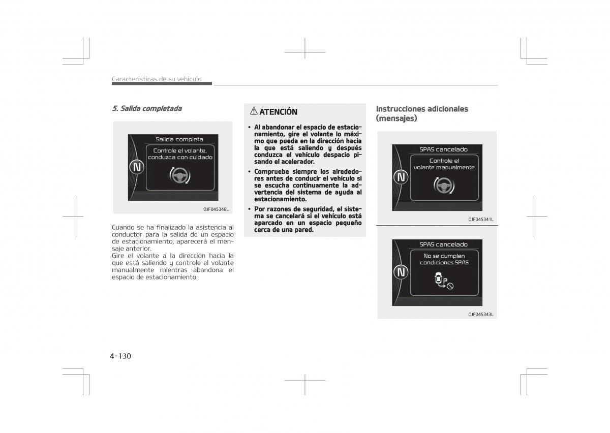 Kia Optima IV 4 manual del propietario / page 226