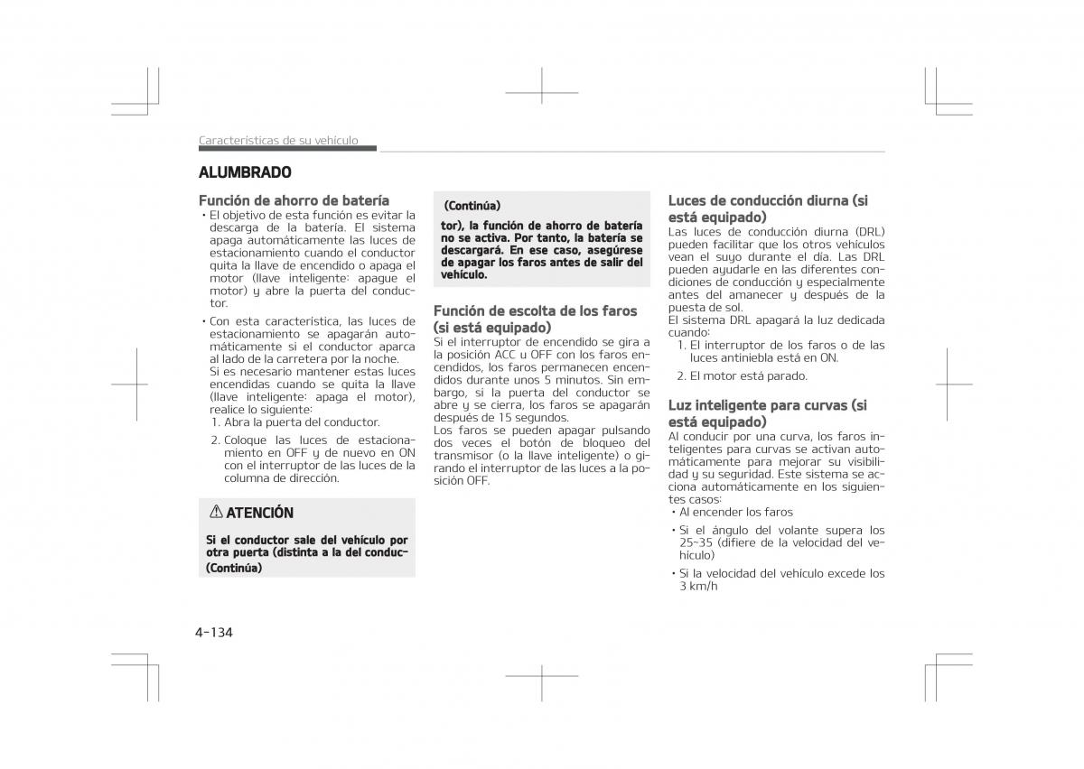 Kia Optima IV 4 manual del propietario / page 230