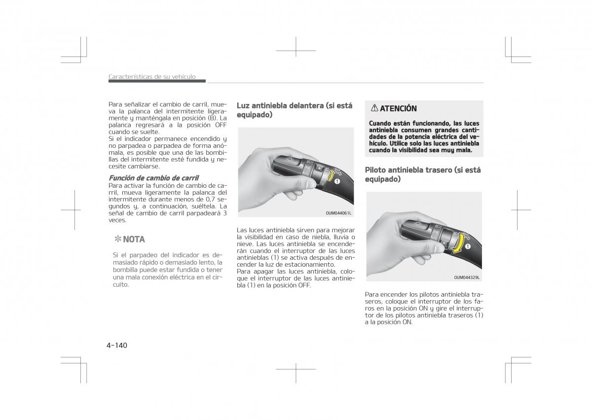 Kia Optima IV 4 manual del propietario / page 236