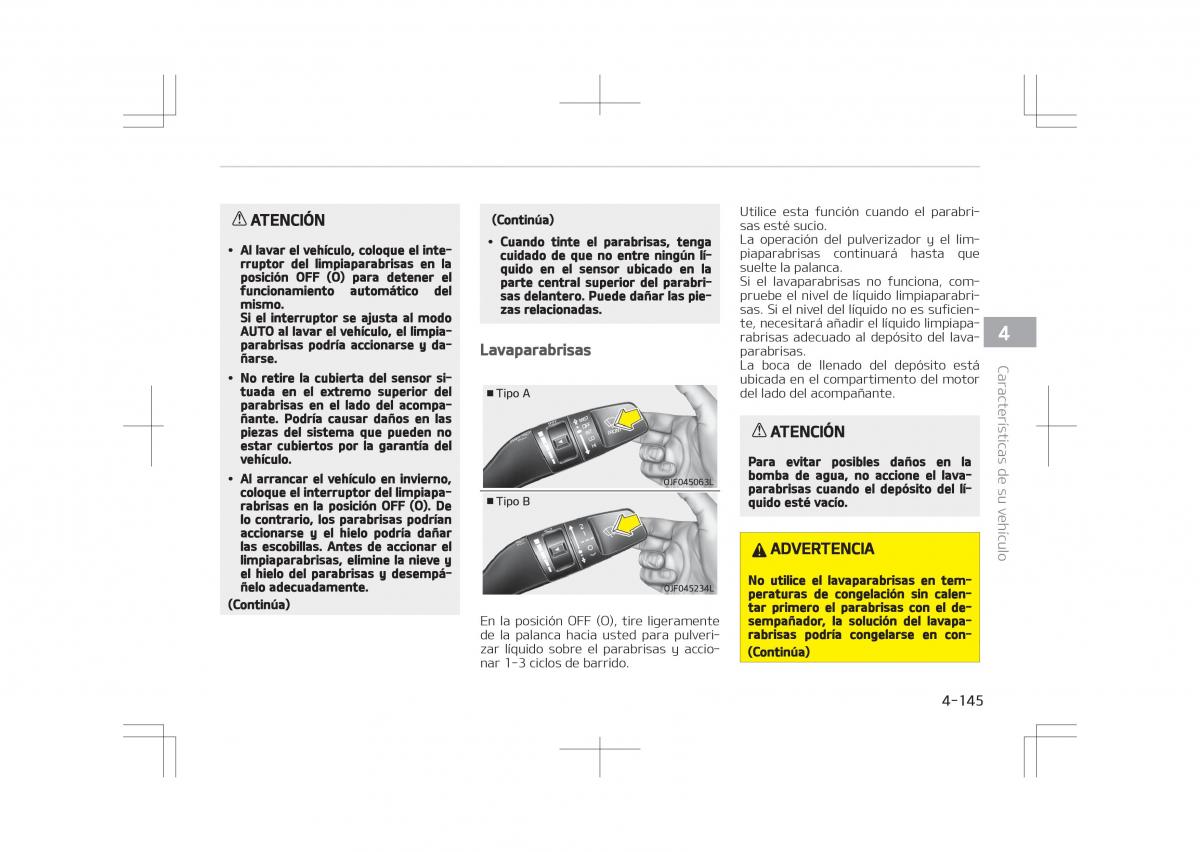 Kia Optima IV 4 manual del propietario / page 241