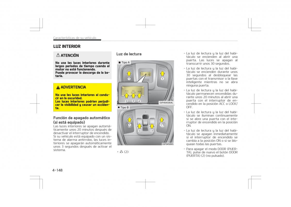 Kia Optima IV 4 manual del propietario / page 244