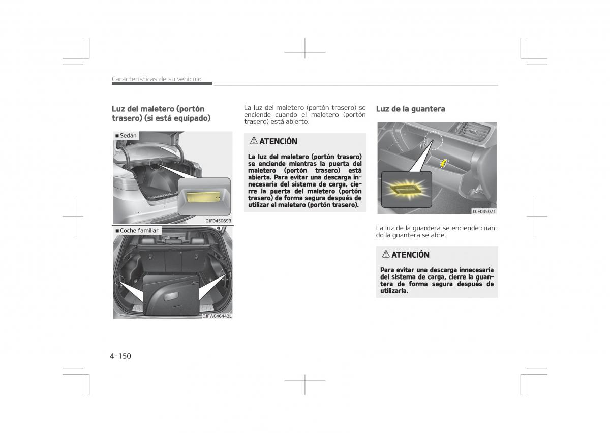 Kia Optima IV 4 manual del propietario / page 246