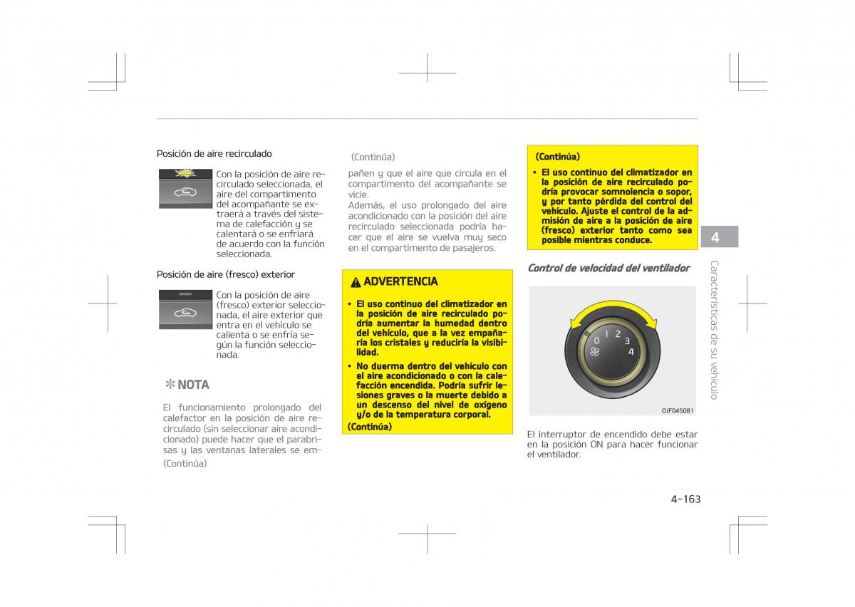 Kia Optima IV 4 manual del propietario / page 259