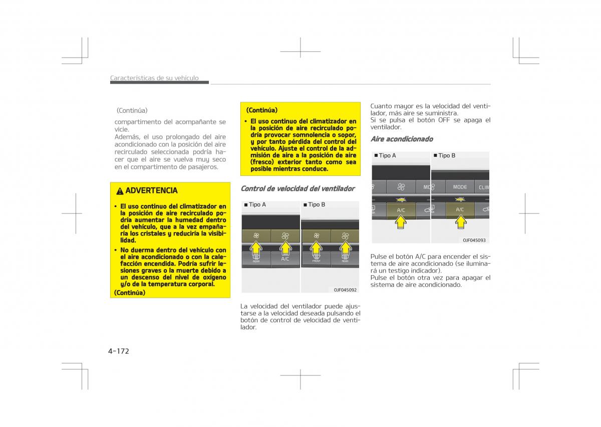 Kia Optima IV 4 manual del propietario / page 268