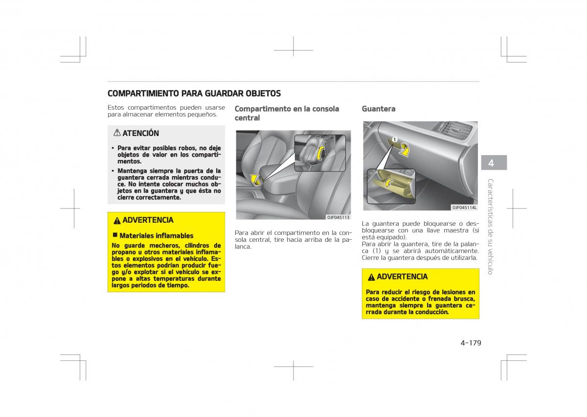 Kia Optima IV 4 manual del propietario / page 275