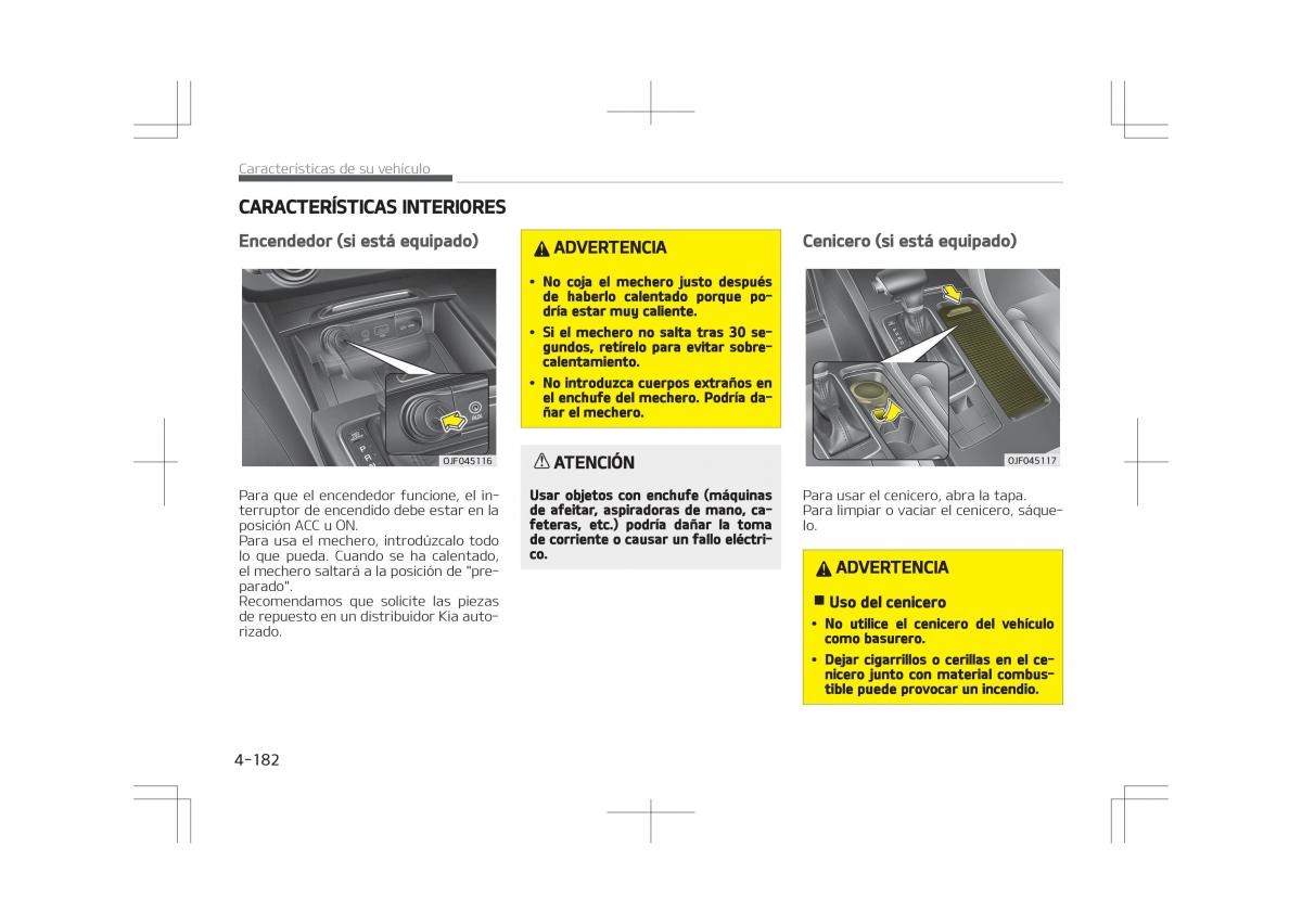 Kia Optima IV 4 manual del propietario / page 278