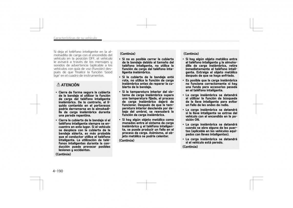 Kia Optima IV 4 manual del propietario / page 286