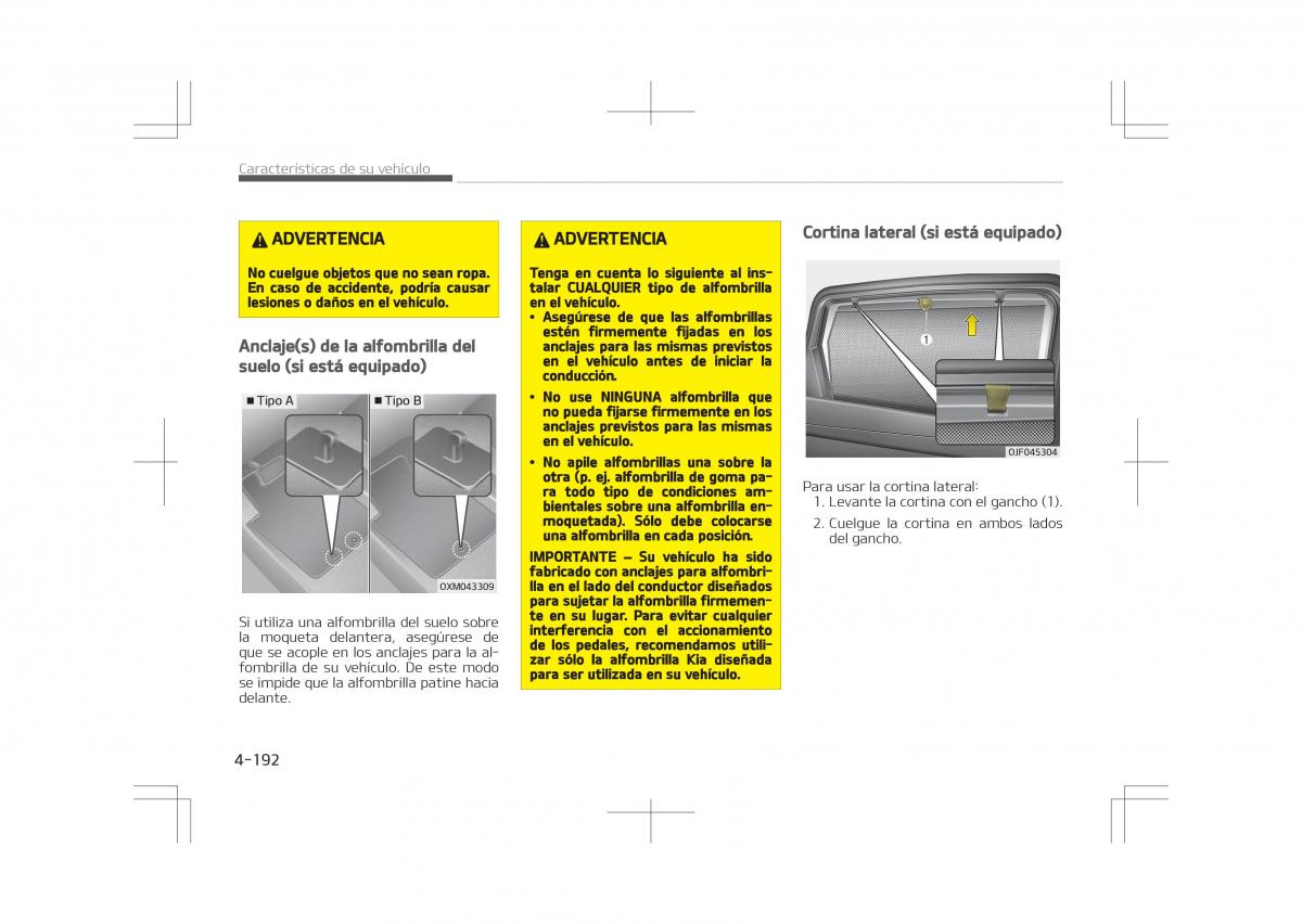 Kia Optima IV 4 manual del propietario / page 288