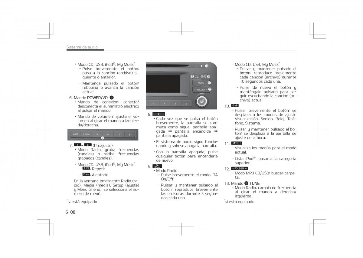 Kia Optima IV 4 manual del propietario / page 304