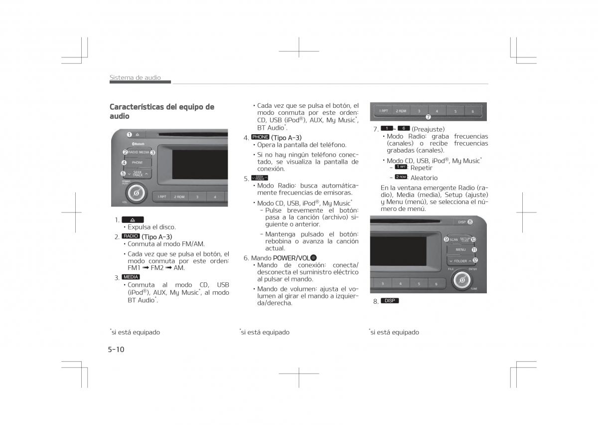 Kia Optima IV 4 manual del propietario / page 306