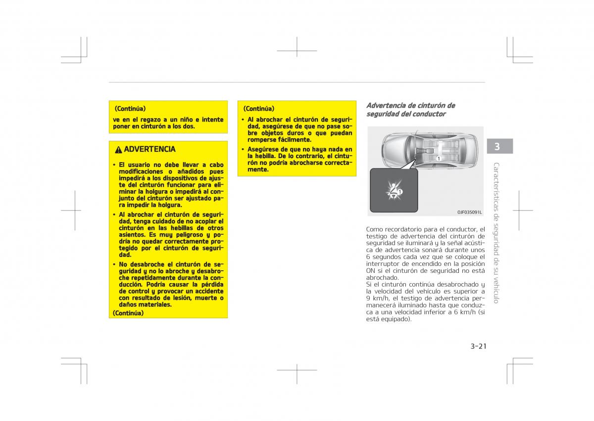 Kia Optima IV 4 manual del propietario / page 43