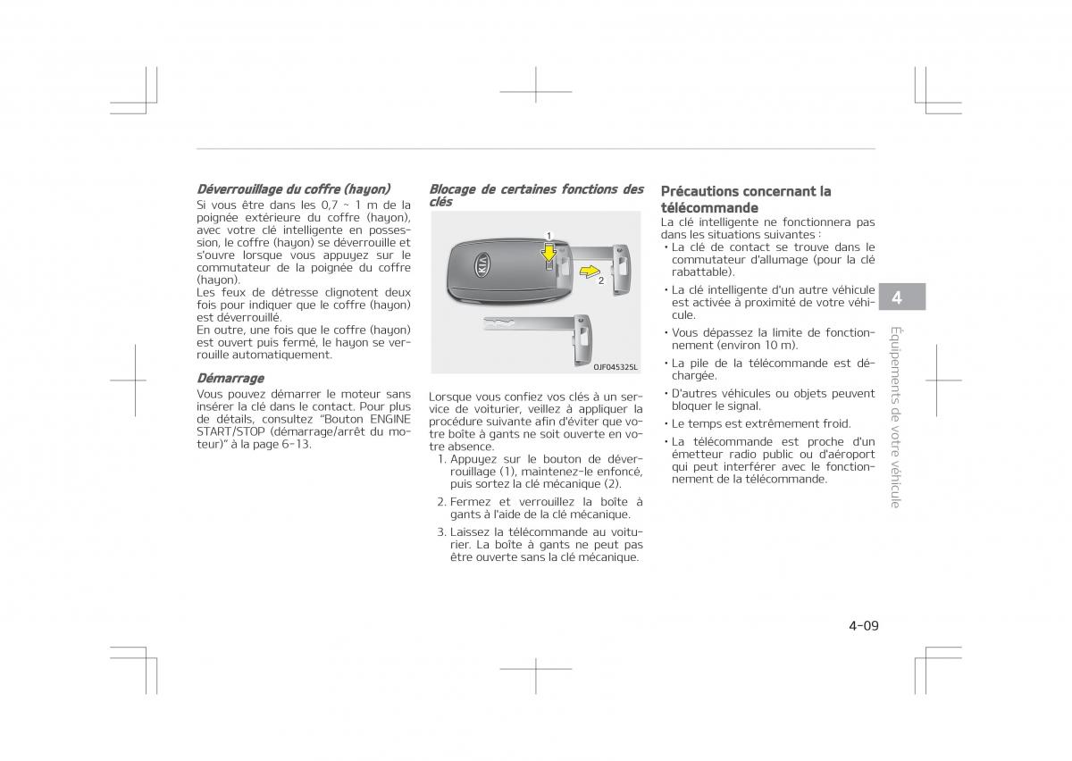 Kia Optima IV 4 manuel du proprietaire / page 105