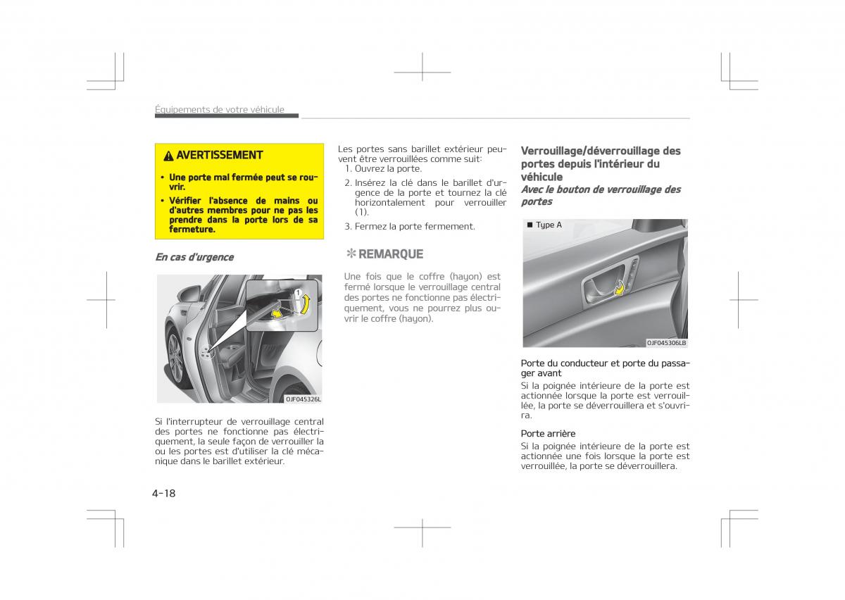 Kia Optima IV 4 manuel du proprietaire / page 114