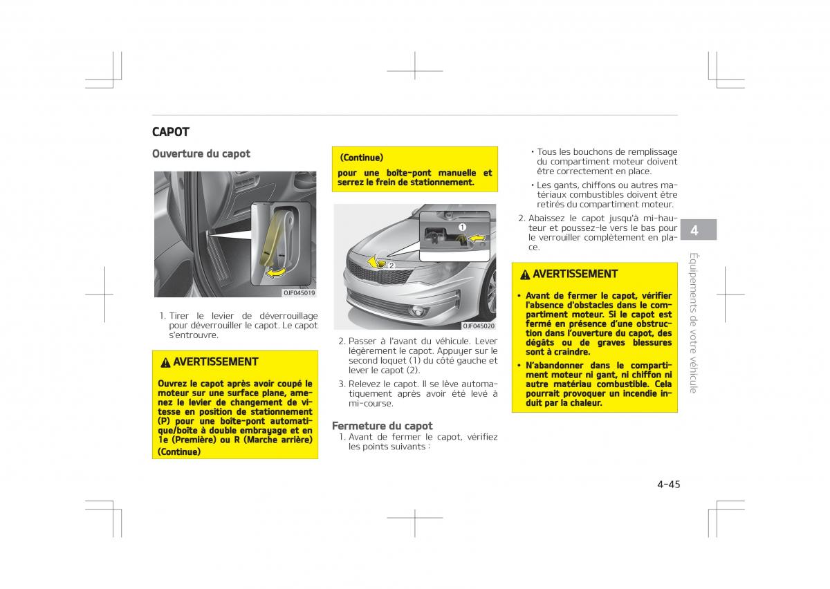 Kia Optima IV 4 manuel du proprietaire / page 141