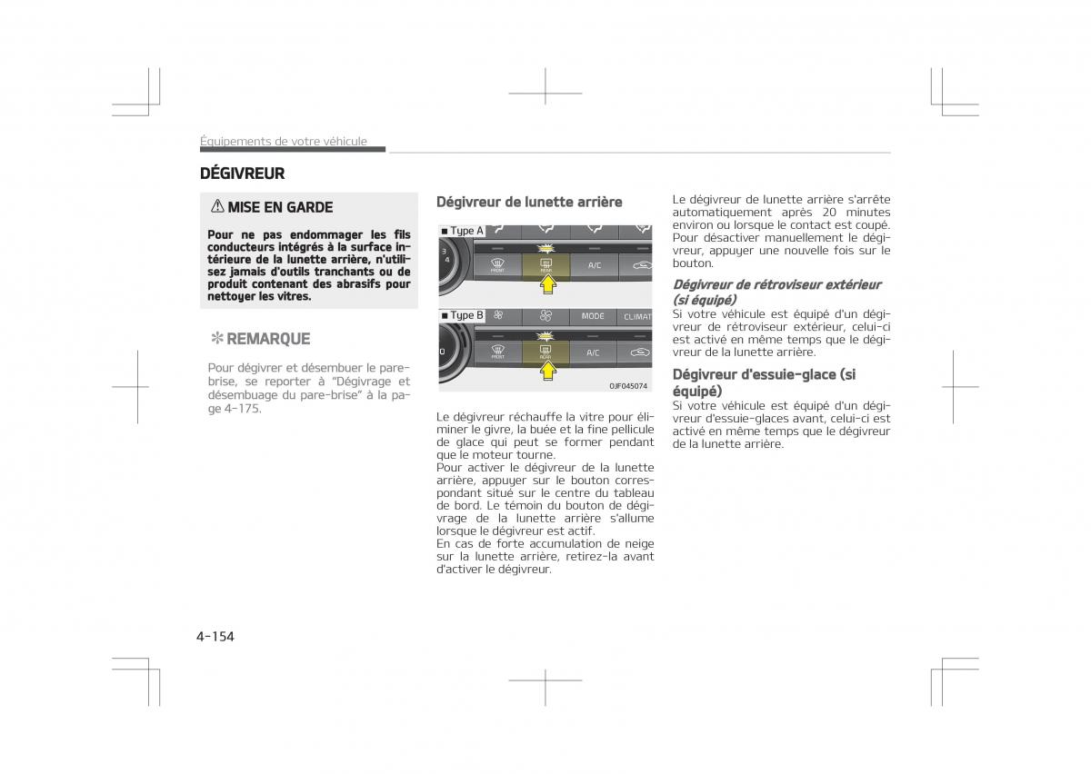 Kia Optima IV 4 manuel du proprietaire / page 250