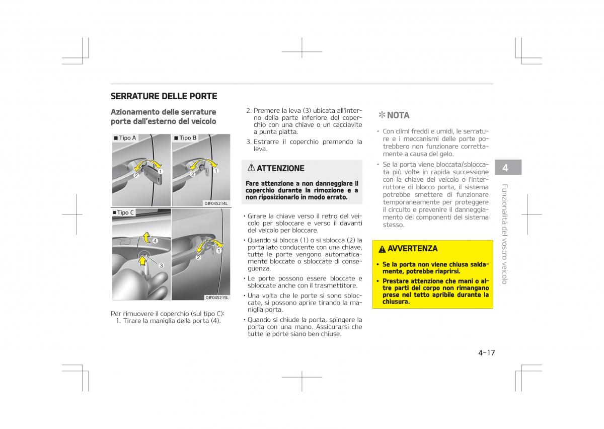 Kia Optima IV 4 manuale del proprietario / page 111