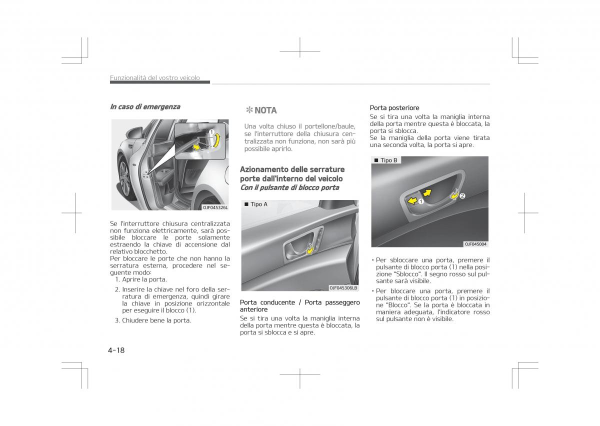 Kia Optima IV 4 manuale del proprietario / page 112